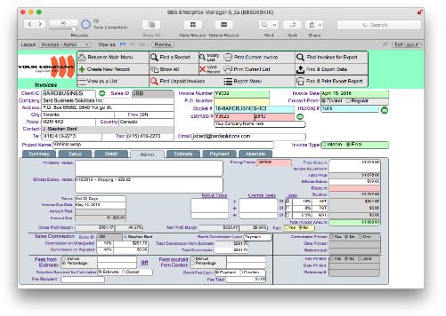 Invoicing