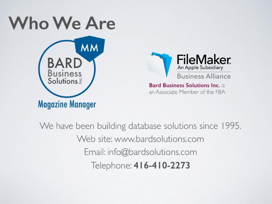 Bard Business Solutions Inc.